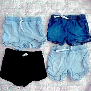 4pc Cat & Jack Shorts Bundle
